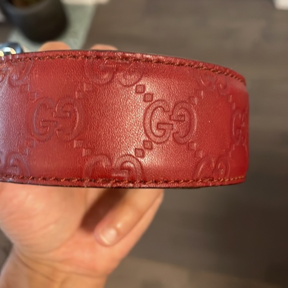 Gucci belt Red for sale. - Picture 2 of 3